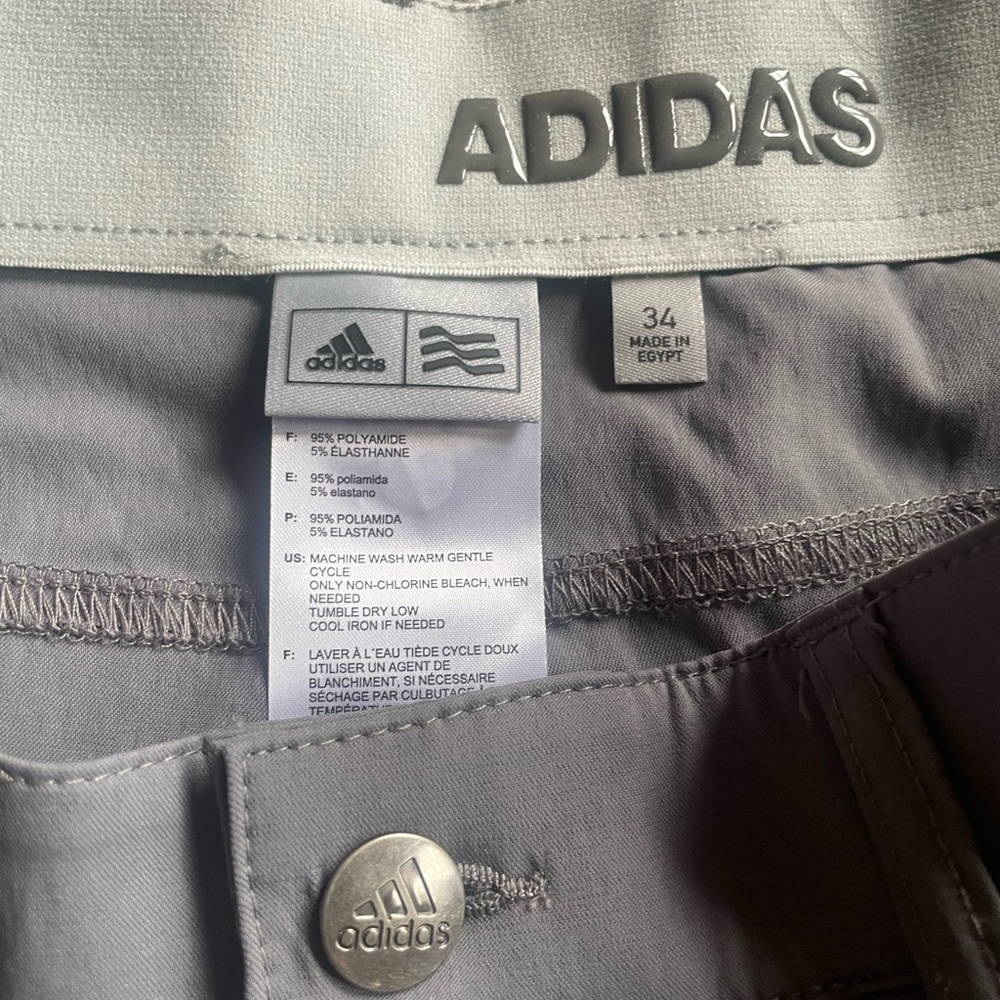Adidas Ultimate365 Gray Men's Shorts - Picture 3 of 5